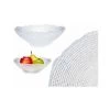 WADIGA Corbeille à Fruits Décorative En Verre - D25cm - Transparent