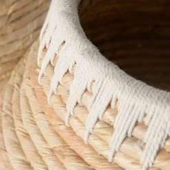 CDA Panier Rond En Tressage Abaca Et Corde Rop (set De 2) - Naturel -Petit rangement Soldes Magasin 41020267 4