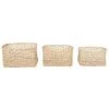 CDA Panier Tressage Abaca Rop (set De 3) - Naturel -Petit rangement Soldes Magasin 41020341 1
