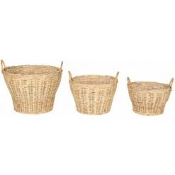 NO NAME Paniers Naturels En Rotin Saillon (set De 3) - Marron