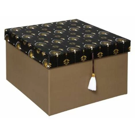 ATMOSPHERA, CRATEUR D'INTRIEUR Lot De 4 Boîtes Déco "Suite" 19cm Multicolore 4 ATMOSPHERA, CRATEUR D'INTRIEUR Lot De 4 Boîtes Déco "Suite" 19cm Multicolore – Image 2