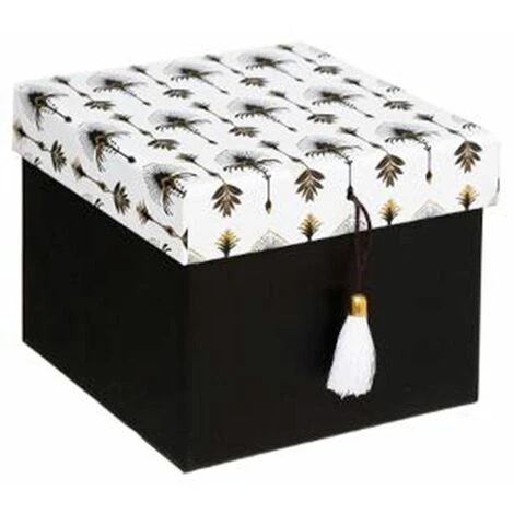 ATMOSPHERA, CRATEUR D'INTRIEUR Lot De 4 Boîtes Déco "Suite" 19cm Multicolore 6 ATMOSPHERA, CRATEUR D'INTRIEUR Lot De 4 Boîtes Déco "Suite" 19cm Multicolore – Image 4