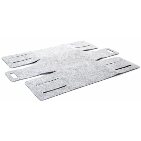 Paris Prix - Panier De Rangement "feutre Pliable" 43cm Gris 6 Paris Prix - Panier De Rangement "feutre Pliable" 43cm Gris – Image 4