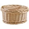 AUBRY GASPARD Coffret De Rangement Rond En Osier Blanc Blanc - Blanc -Petit rangement Soldes Magasin 4176268 1