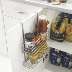 Panier De Cuisine Double En Acier Metaltex 350612 -Petit rangement Soldes Magasin 42134318 4