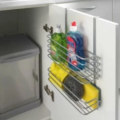 Panier De Cuisine Double En Acier Metaltex 350612 -Petit rangement Soldes Magasin 42134318 5