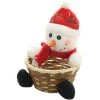 AIDUCHO Corbeille De Fruit Corbeille à Pain Bonbons Panier Mignon Pour Noël Fête Décoration De Table Chambre Club - Trompette Bonhomme De Neige -Petit rangement Soldes Magasin 42472304 1
