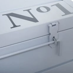 Malle Métal House X 3 - Atmosphera - Blanc/Kaki/Gris -Petit rangement Soldes Magasin 42850539 4