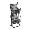 Porte-revues Coloris Noir En Métal - L 31 X P 27 X H 80 Cm -PEGANE- -Petit rangement Soldes Magasin 42852868 1