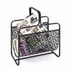 Porte-revues Coloris Noir En Métal - L 37 X P 22 X H 45 Cm -PEGANE- -Petit rangement Soldes Magasin 42852976 1