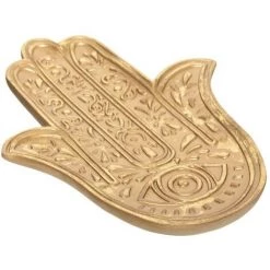 Atmosphera - Vide-poche Main De Fatma En Bois - Doré