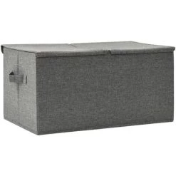 VidaXL Boîte De Rangement Tissu 50x30x25 Cm Anthracite - Anthracite -Petit rangement Soldes Magasin 43094280 4
