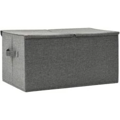 VidaXL Boîte De Rangement Tissu 50x30x25 Cm Anthracite - Anthracite -Petit rangement Soldes Magasin 43094280 5