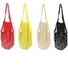 BRIDAY 4 Pcs Filets De Provisions Cabas En Maille Pour Courses Sac De Shopping Réutilisable Pour Légumes Fruits Sacs Tissés Écologique Biologique Pour Cuisine Maison Boutique Avec -Petit rangement Soldes Magasin 43150252 1