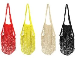 BRIDAY 4 Pcs Filets De Provisions Cabas En Maille Pour Courses Sac De Shopping Réutilisable Pour Légumes Fruits Sacs Tissés Écologique Biologique Pour Cuisine Maison Boutique Avec