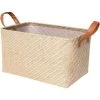 BRIDAY Paniers De Rangement En Jute, Boîte De Rangement En Lin Tissé Naturel Avec Poignée Pour Jouets, Vêtements, Chambre (Beige, Small) 1 BRIDAY Paniers De Rangement En Jute, Boîte De Rangement En Lin Tissé Naturel Avec Poignée Pour Jouets, Vêtements, Chambre (Beige, Small) -Petit rangement Soldes Magasin 43155174 1
