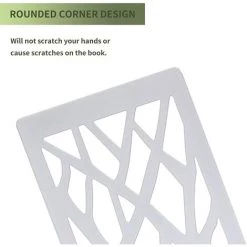 TANABATA Serre Livre Serre Livres En Métal Presse Cale Bloque Livre Design, Signet Inclus, Bookends Robustes Pour étagère, Bibliothèque, Bureau, Écoles, Librairie, Lot De 4 Blanc 10 TANABATA Serre Livre Serre Livres En Métal Presse Cale Bloque Livre Design, Signet Inclus, Bookends Robustes Pour étagère, Bibliothèque, Bureau, Écoles, Librairie, Lot De 4 Blanc -Petit rangement Soldes Magasin 43313449 4