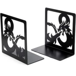 TANABATA Serre Livre Serre-livres CD Bibliothèque En Métal Non Glissant, Serre-livres, DVD, Livres Pour Enfants, Serre-livres Pour Magazines, Livres, CD, 130 X 130 X 68 Mm (noir)