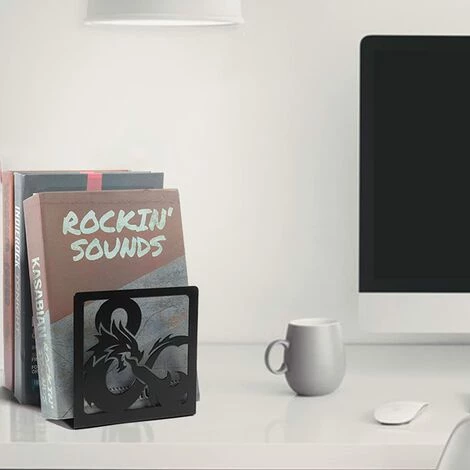 TANABATA Serre Livre Serre-livres CD Bibliothèque En Métal Non Glissant, Serre-livres, DVD, Livres Pour Enfants, Serre-livres Pour Magazines, Livres, CD, 130 X 130 X 68 Mm (noir) 6 TANABATA Serre Livre Serre-livres CD Bibliothèque En Métal Non Glissant, Serre-livres, DVD, Livres Pour Enfants, Serre-livres Pour Magazines, Livres, CD, 130 X 130 X 68 Mm (noir) – Image 4