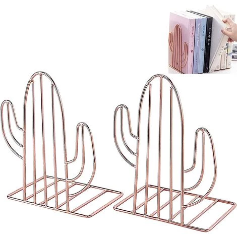 TANABATA Serre Livre Serre Livres En Métal De Forme Créative Serre Livres De Style Nordique Book Rack Serre Livres Serre Livres Décoratifs Modernes Mignon Cactu Or Rose Pour Organiser Des Livres Magazines CD 2 Pièces 3 TANABATA Serre Livre Serre Livres En Métal De Forme Créative Serre Livres De Style Nordique Book Rack Serre Livres Serre Livres Décoratifs Modernes Mignon Cactu Or Rose Pour Organiser Des Livres Magazines CD 2 Pièces