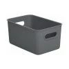 PLASTICOS TATAY Panier De Rangement Baobab M Anthracite Tatay -Petit rangement Soldes Magasin 43390130 1