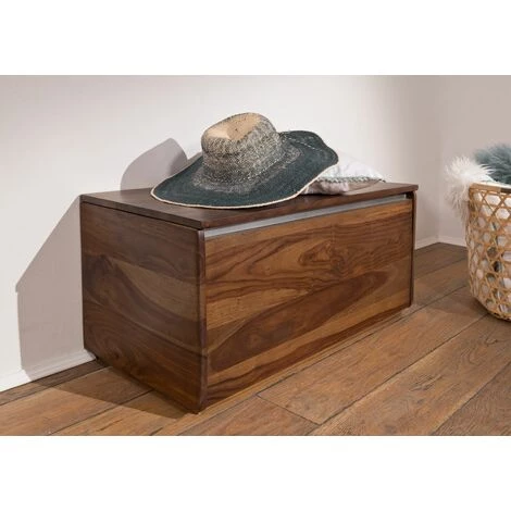 MASSIVMOEBEL24.DE Coffre 80x40 Palissandre Laqué Noble Unique SYDNEY #138 - Brun 4 MASSIVMOEBEL24.DE Coffre 80x40 Palissandre Laqué Noble Unique SYDNEY #138 - Brun – Image 2