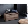 MASSIVMOEBEL24.DE Coffre 80x40 Palissandre Laqué Smoked Oak SYDNEY #238 - Gris 2 MASSIVMOEBEL24.DE Coffre 80x40 Palissandre Laqué Smoked Oak SYDNEY #238 - Gris -Petit rangement Soldes Magasin 43600491 1