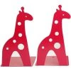 Kueatily Serre-livres En Fer Antidérapant En Forme De Girafe - 21 Cm - Pour Enfants, Bibliothèque, école, Bureau, Maison - Rouge -Petit rangement Soldes Magasin 43712836 1