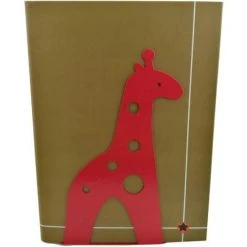 Kueatily Serre-livres En Fer Antidérapant En Forme De Girafe - 21 Cm - Pour Enfants, Bibliothèque, école, Bureau, Maison - Rouge -Petit rangement Soldes Magasin 43712836 2