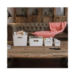 PLASTICOS TATAY Baobab L Pergame Panier De Rangement Tatay 5 PLASTICOS TATAY Baobab L Pergame Panier De Rangement Tatay -Petit rangement Soldes Magasin 44332769 2