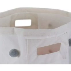 ATMOSPHERA Bac De Rangement à Pompon - D 30 X H 40,5 Cm - Gris -Petit rangement Soldes Magasin 44337559 3