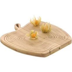 BARES Panier Pliable En Bambou Bol Décoratif, Bol De Fruits, En Bois Apple -Petit rangement Soldes Magasin 44486368 4