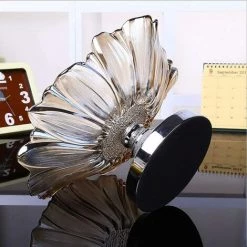 BARES Verre Cristal Corbeille à Fruits, Table Grande Porte-Fruits Grande Porte-Fruits Corbeille à Fruits Design Corbeille Coupe à Fruits,15x16x30cm/6x6x12inch -Petit rangement Soldes Magasin 44486393 3