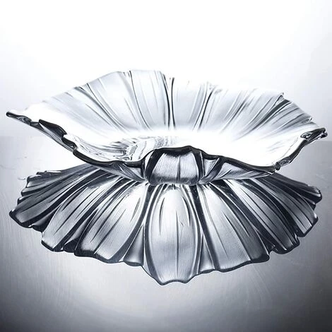 BARES Verre Cristal Corbeille à Fruits, Ménage Table Basse Pot De Bonbons Salon Porte-Fruits Corbeille à Fruits Design Corbeille Coupe à Fruits 3 BARES Verre Cristal Corbeille à Fruits, Ménage Table Basse Pot De Bonbons Salon Porte-Fruits Corbeille à Fruits Design Corbeille Coupe à Fruits