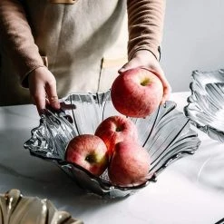 BARES Verre Cristal Corbeille à Fruits, Ménage Table Basse Pot De Bonbons Salon Porte-Fruits Corbeille à Fruits Design Corbeille Coupe à Fruits 10 BARES Verre Cristal Corbeille à Fruits, Ménage Table Basse Pot De Bonbons Salon Porte-Fruits Corbeille à Fruits Design Corbeille Coupe à Fruits -Petit rangement Soldes Magasin 44486397 4