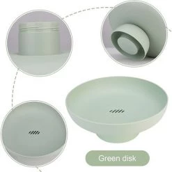 BARES Bol à Fruits Corbeille Decorative Multifonction En Plastique Corbeille Dessert Plateau De Service Pour Biscuits Cuisine Table à Manger DéCoration -Petit rangement Soldes Magasin 44486399 5