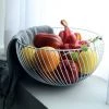 BARES Corbeille à Fruits En Métal, Panier à Fruits En Morden Fil, Corbeille De Fruit, Panier De Stockage Pour Le Pain Snack. -Petit rangement Soldes Magasin 44486408 1