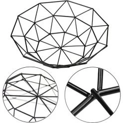 BARES 2 Pcs Corbeille à Fruits Filaire Corbeille à Fruits Stockage En Fer Forgé Panier Fruit En Fer Forgé Corbeille à Fruits Métal Creux Corbeille Simple Panier Fruit Bol à Fruits En Fer Pour Maison Salon -Petit rangement Soldes Magasin 44486409 3