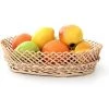 BARES Corbeille De Fruits, Corbeille à Fruits En Fil, Le Panier De Fruits Tissé à La Main Convient Aux Fruits Et Légumes, Beaux Et élégants (30 X 22 X 8cm) -Petit rangement Soldes Magasin 44486419 1