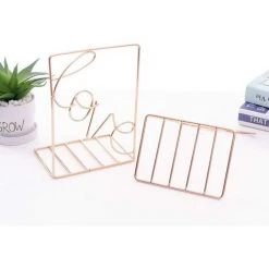 BRIDAY Serre-livres De Style Minimaliste Créatif Support De Livres Réglable En Métal Support De Livre De Bureau Serre-livres-Amour, Or 11 BRIDAY Serre-livres De Style Minimaliste Créatif Support De Livres Réglable En Métal Support De Livre De Bureau Serre-livres-Amour, Or -Petit rangement Soldes Magasin 44497878 5