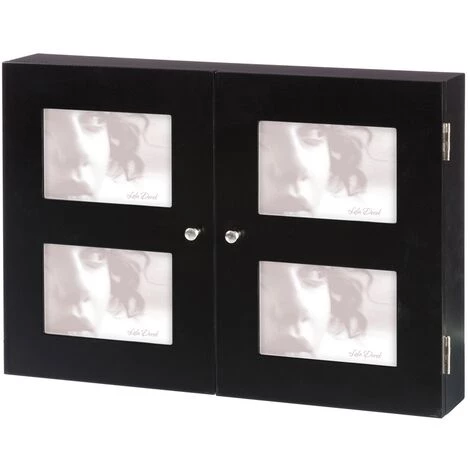 LOLA HOME Couvrir Comptoir En Bois Avec 2 Portes Noires 46x8x32 Cm 3 LOLA HOME Couvrir Comptoir En Bois Avec 2 Portes Noires 46x8x32 Cm