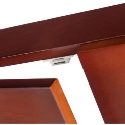 LOLA HOME Couverture De Comptoir En Bois Avec 2 Portes Marron 46x8x32 Cm -Petit rangement Soldes Magasin 44934381 3