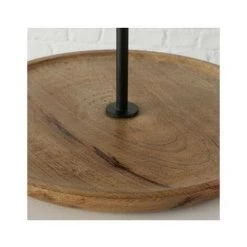 WADIGA Corbeille à Fruits Décorative Bois Et Métal 2 Étages - Bois -Petit rangement Soldes Magasin 44935237 4