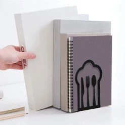 ELLE 1 Paire De Serre-livres Décoratifs En Métal Pour Livres De Cuisine, Fourchette, Couteau, Cuillère, Livre De Cuisine, Support De Livre De Cuisine, Cadeau De Pendaison De Crémaillère 10 ELLE 1 Paire De Serre-livres Décoratifs En Métal Pour Livres De Cuisine, Fourchette, Couteau, Cuillère, Livre De Cuisine, Support De Livre De Cuisine, Cadeau De Pendaison De Crémaillère -Petit rangement Soldes Magasin 45057642 4