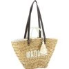 AUBRY GASPARD Sac En Jonc Madame Beige - Beige -Petit rangement Soldes Magasin 45289952 1