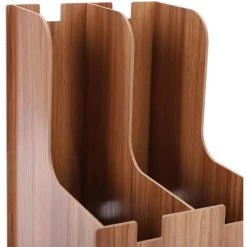 TINOR Porte-Revues En Bois Organiseur De Bureau Étagère à Livres Support Magazine Papier Document Livres Fichiers Journaux Stockage Boîte De Rangement 2 Compartiments Module De Classement 9 TINOR Porte-Revues En Bois Organiseur De Bureau Étagère à Livres Support Magazine Papier Document Livres Fichiers Journaux Stockage Boîte De Rangement 2 Compartiments Module De Classement -Petit rangement Soldes Magasin 45301053 3