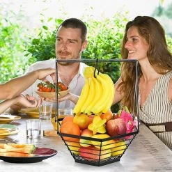 GDRHVFD Panier De Rangement Hexagonal Détachable Pour Fruits Et Légumes Bol De Fruits Noir Avec Cintre Banane Support De Fruits Pour Cuisine Fête À La Maison 9 GDRHVFD Panier De Rangement Hexagonal Détachable Pour Fruits Et Légumes Bol De Fruits Noir Avec Cintre Banane Support De Fruits Pour Cuisine Fête À La Maison -Petit rangement Soldes Magasin 45327933 3