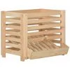 VidaXL Boîte à Pommes De Terre 60x40x50 Cm Bois De Pin Solide - Brun -Petit rangement Soldes Magasin 45725579 1