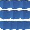 Topdeal Boîtes De Rangement 10 Pcs Bleu 32x32x32 Cm Tissu FF288339_FR -Petit rangement Soldes Magasin 46223597 1
