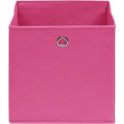 Topdeal Boîtes De Rangement 4 Pcs Rose 32x32x32 Cm Tissu FF288345_FR -Petit rangement Soldes Magasin 46223602 4